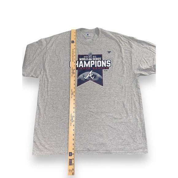 MLB Atlanta Braves 2021 World Series‎ Champions T-Shirt Mens 2XL - Picture 5 of 5